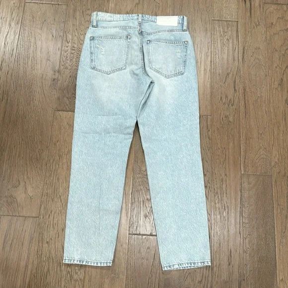 &denim 90's Boyfriend Women’s Jeans Size 4 Distressed Jeans - Picture 2 of 9